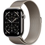 Apple Watch S11 2025 Titan Natur Cellular 46mm (Milanaise Armband natur) M/L