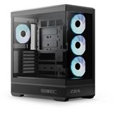 AeroCool P500B Digi Midi Tower ohne Netzteil schwarz