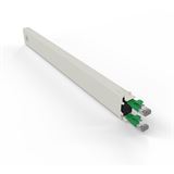 Patchbox Kassette Cat 6A 8HE STP 0,8m grün