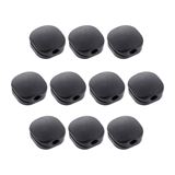 InLine 10er Pack Click Kabelmanager 1-Line, schwarz