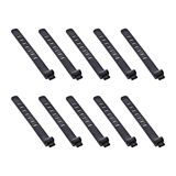 InLine 10er Pack Kabelbinder Silikon, wiederverschlie&szlig;bar,