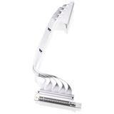 Thermaltake PCI-E 4.0 Dual 90 Degree Riser Cable 400mm Snow Thermaltake PCI-E 4.0 Dual 90 Degree Riser Cable 400mm Snow