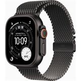 Apple Watch Ultra 3 2025 Titanium Cellular 49mm Schwarz (Milanaise Titan schwarz) Small