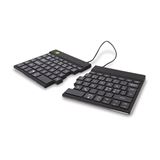 R-Go Tastatur Split Break Nordic-Layout kabellos schwarz