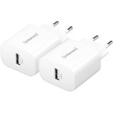 Intenso USB-Ladegerät Doppelpack: je 1 x USB-A 5 Watt weiß Intenso USB-Ladegerät Doppelpack: je 1 x USB-A 5 Watt weiß
