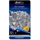 Staedtler Bleistift Mars Lumograph 12ST Sechskant