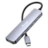 Equip Adapter USB-C->HDMI/3xUSB-C/USB PD 4K/ 60Hz 0.25m Alu. Equip Adapter USB-C->HDMI/3xUSB-C/USB PD 4K/ 60Hz 0.25m Alu.