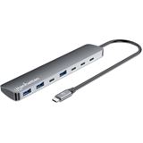 Manhattan 7-Port USB-C/USB-A Hub 4+3 mit Power Delivery