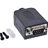 InLine D-Sub 9 Breakout-Terminalblock, Stecker, Schraubklemme