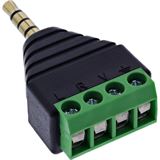 InLine Adapter 3,5 mm Klinke 4-pol Stereo/Mikro auf Terminalblock,