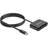 Manhattan USB 2.0 Typ-C Kartenleseger&auml;t Smartcard- microSDXC