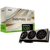 16GB MSI GeForce RTX 5080 Inspire 3x OC Aktiv PCIe 5.0 x16 (Retail)