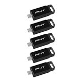 64GB PNY USB-Stick Elite USB 3.2 TYPE-C 5er-Pack retail