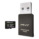 128GB PNY MicroSD XC Card Pro Elite Prime All-In-One Kit