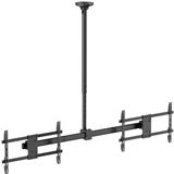 Equip Deckenhalterung 32"-60"/2TFT 40Kg Manu Dual-Screen sw