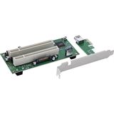 InLine Schnittstellenkarte, PCIe x1 zu 2x PCI 32-Bit, inkl. 60 cm