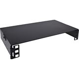 InLine 10" Mini Rack zur Wandmontage, 1HE, 15,2cm Tiefe, schwarz