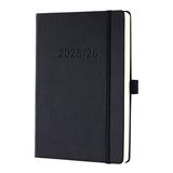 SIGEL Buchkalender Conceptum Juli 2025 - Dezember 2026 schwarz, 1 St.