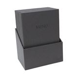 SIGEL Speisekarten-Mappen DIN A4, 2 H&uuml;llen anthrazit, 10 St.