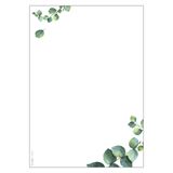 SIGEL Motivpapier wei&szlig;,gr&uuml;n DIN A5 90 g/m&sup2; 100 Blatt