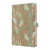 SIGEL Buchkalender Jolie 2026 Sparkle Leaves, A5 1 St.