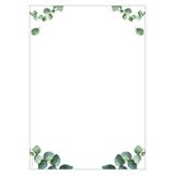 SIGEL Motivpapier wei&szlig;/gr&uuml;n DIN A4 90 g/m&sup2; 100 Blatt