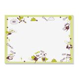 SIGEL Schreibtischunterlage Little Heroes hellgr&uuml;n Papier 42,0 x