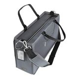 SIGEL Laptoptasche Hot Desking Bag Premium Recycling-PET dunkelgrau