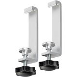 Brennenstuhl 2x Klemmhalter Steckdosenleiste Silber (1990500010)