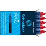 Schneider One Change Tintenrollerminen rot 0,6 mm 5 St.