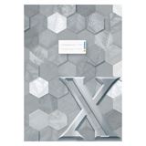 HERMA Heftumschlag grau Papier DIN A4