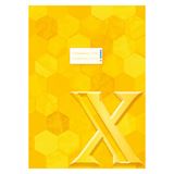 HERMA Heftumschlag "X" gelb Papier DIN A4