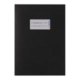HERMA Heftumschlag glatt schwarz Papier DIN A5