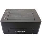LC-Power LC-DOCK-C-V2 USB3.1 Dual Bay Docking f&uuml;r 2,5"