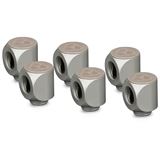 Thermal Grizzly DeltaMate Rotary - 90&deg; Matt Nickel 6er-Pack