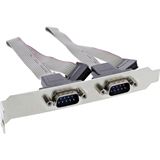 InLine Serielles Slotblech 2-fach, 9-pol Stecker an 10-pol InLine Serielles Slotblech 2-fach, 9-pol Stecker an 10-pol
