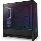 NZXT H5 Flow RGB (2024) Midi Tower ohne Netzteil schwarz, Retourenware