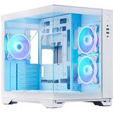 Chieftec Visio GM-30W-TG-OP (wei&szlig;, Tempered Glass x 2)