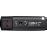 128GB Kingston IronKey Locker+ 50 (anthrazit, USB-A 3.2 Gen 1)