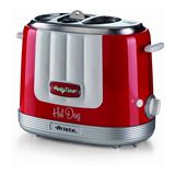 Ariete Hot Dog Maker Party Time (rot/silber, 650 Watt, 50's Style)