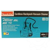Makita Akku-Rucksackstaubsauger VC012GZ01 (blau, ohne Akku und