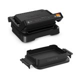 Tefal OptiGrill 4in1 GC7748 (schwarz, 2.100 Watt, mit Backschale)