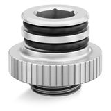 EK Water Blocks EK-Quantum Torque Push-In Adapter M 7 - Satin Titanium