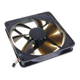 140x140x25mm Noiseblocker BlackSilent Pro Fan PK1
