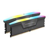 16GB (2x 8GB) Corsair VENGEANCE RGB DDR5 5600MT/s 16GB - GREY DIMM /
