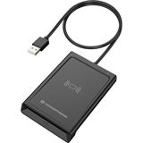 Conceptronic Dual-Interf. Smart-ID Kartenleser USB-A schwarz