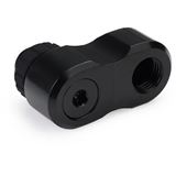 Alphacool Apex Grip offset 27mm 2x 90&deg; OT/IT G1/4 rotatable black