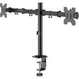 goobay Monitor-Halterung Flex 58529 schwarz f&uuml;r 2 Monitore,