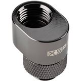 XSPC G1/4 Rotary 7mm Offset Fitting - schwarzes Chrom