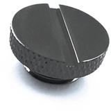 XSPC Verschlussstopfen G1/4 Zoll AG - chrome schwarz